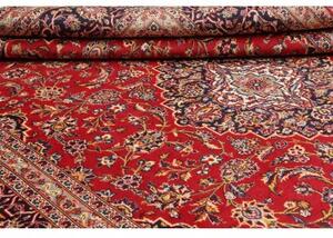 Tappeto Ardakan Medaglione Floreale Rosso Blu Scuro 250x355 Cm