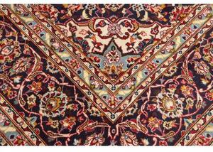 Tappeto Ardakan Medaglione Floreale Rosso Blu Scuro 250x357 Cm