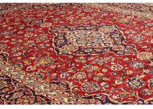 Tappeto Ardakan Medaglione Floreale Rosso Blu Scuro 250x357 Cm