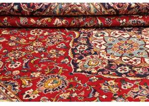 Tappeto Ardakan Medaglione Floreale Rosso Blu Scuro 250x357 Cm