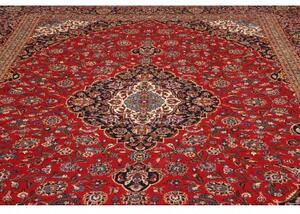Tappeto Ardakan Medaglione Floreale Rosso Blu Scuro 300x404 Cm