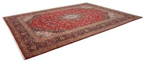 Tappeto Ardakan Medaglione Floreale Rosso Blu Scuro 300x404 Cm