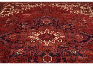 Tappeto Gorawan Stilizzato Rosso Blu Scuro 256x352 Cm