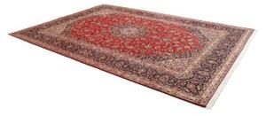 Tappeto Ardakan Medaglione Floreale Rosso Blu Scuro 250x355 Cm