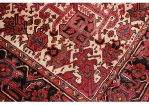 Tappeto Gorawan Stilizzato Rosso Blu Scuro 256x352 Cm