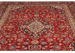 Tappeto Ardakan Medaglione Floreale Rosso Blu Scuro 250x357 Cm