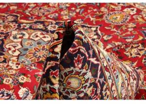 Tappeto Ardakan Medaglione Floreale Rosso Blu Scuro 250x357 Cm