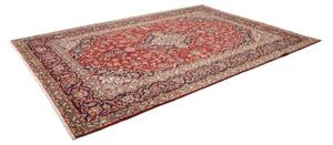 Tappeto Ardakan Medaglione Floreale Rosso Blu Scuro 250x357 Cm