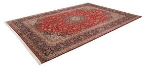 Tappeto Ardakan Medaglione Floreale Rosso Blu Scuro 250x355 Cm