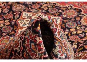 Tappeto Ardakan Medaglione Floreale Rosso Blu Scuro 263x360 Cm
