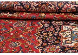 Tappeto Ardakan Medaglione Floreale Rosso Blu Scuro 263x360 Cm