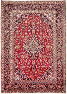 Tappeto Ardakan Medaglione Floreale Rosso Blu Scuro 250x357 Cm