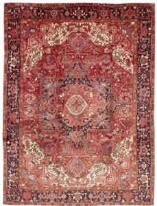 Tappeto Gorawan Stilizzato Rosso Blu Scuro 260x345 Cm