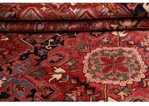 Tappeto Gorawan Stilizzato Rosso Blu Scuro 260x345 Cm
