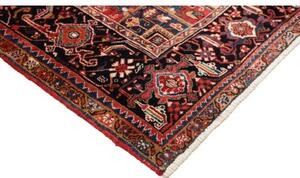 Tappeto Gorawan Stilizzato Rosso Mattone Blu Notte 232x335 Cm