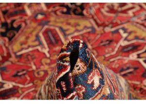 Tappeto Gorawan Stilizzato Rosso Mattone Blu Notte 232x335 Cm