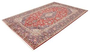 Tappeto Ardakan Medaglione Floreale Rosso Blu 196x298 Cm