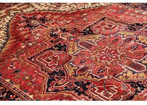 Tappeto Gorawan Stilizzato Rosso Mattone Blu Notte 232x335 Cm