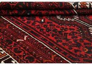 Tappeto Shiraz Stilizzato Rosso Scuro Nero 170x240 Cm