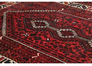 Tappeto Shiraz Stilizzato Rosso Scuro Nero 170x240 Cm