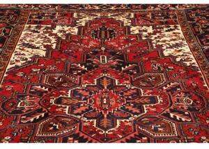 Tappeto Gorawan Stilizzato Rosso Blu Scuro 206x305 Cm