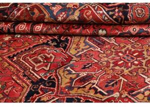 Tappeto Gorawan Stilizzato Rosso Mattone Blu Notte 232x335 Cm