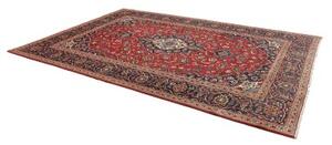 Tappeto Ardakan Medaglione Floreale Rosso Blu Scuro 242x353 Cm