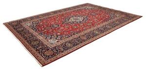 Tappeto Ardakan Medaglione Floreale Rosso Blu Scuro 242x353 Cm