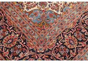Tappeto Ardakan Medaglione Floreale Rosso Blu Scuro 305x430 Cm