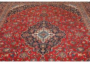 Tappeto Ardakan Medaglione Floreale Rosso Blu Scuro 247x375 Cm