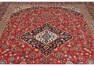 Tappeto Ardakan Medaglione Floreale Rosso Blu Scuro 250x368 Cm