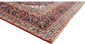 Tappeto Ardakan Medaglione Floreale Rosso Blu Scuro 247x375 Cm