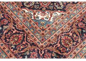 Tappeto Ardakan Medaglione Floreale Rosso Blu Scuro 247x375 Cm