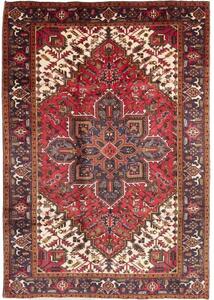 Tappeto Gorawan Stilizzato Rosso Blu Scuro 195x280 Cm