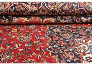 Tappeto Ardakan Medaglione Floreale Rosso Blu Scuro 247x375 Cm