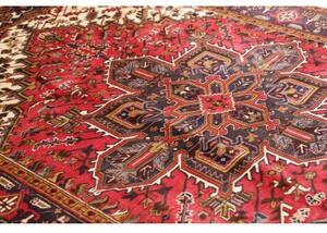 Tappeto Gorawan Stilizzato Rosso Blu Scuro 195x280 Cm