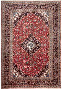 Tappeto Ardakan Medaglione Floreale Rosso Blu Scuro 250x368 Cm