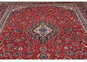 Tappeto Ardakan Medaglione Floreale Rosso Blu Scuro 250x357 Cm
