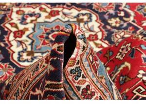 Tappeto Ardakan Medaglione Floreale Rosso Blu Scuro 242x353 Cm
