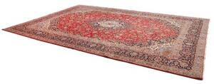 Tappeto Ardakan Medaglione Floreale Rosso Blu Scuro 305x430 Cm