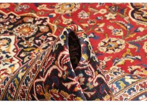 Tappeto Ardakan Medaglione Floreale Rosso Blu Scuro 292x402 Cm