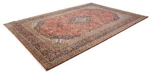 Tappeto Ardakan Medaglione Floreale Rosso Blu Scuro 250x358 Cm