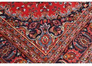 Tappeto Sabzevar Medaglione Floreale Rosso Blu Scuro 204x288 Cm