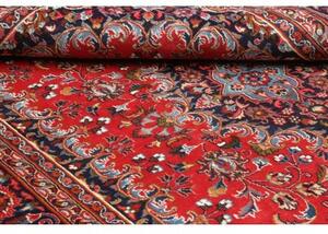 Tappeto Sabzevar Medaglione Floreale Rosso Blu Scuro 204x288 Cm