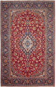 Tappeto Ardakan Medaglione Floreale Rosso Blu 230x354 Cm