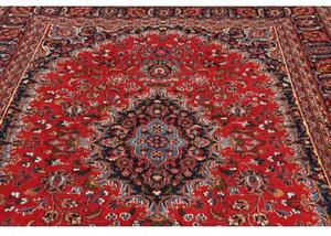 Tappeto Sabzevar Medaglione Floreale Rosso Blu Scuro 204x288 Cm