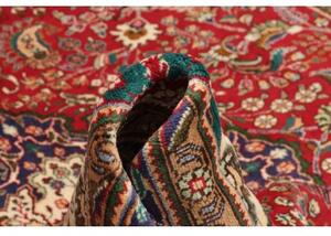 Tappeto Tabriz Medaglione Floreale Rosso Blu 200x303 Cm