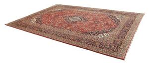 Tappeto Ardakan Medaglione Floreale Rosso Blu Scuro 250x358 Cm