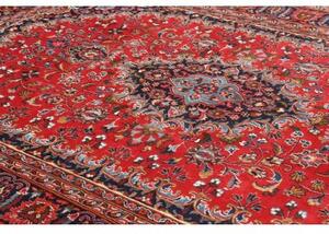 Tappeto Sabzevar Medaglione Floreale Rosso Blu Scuro 204x288 Cm