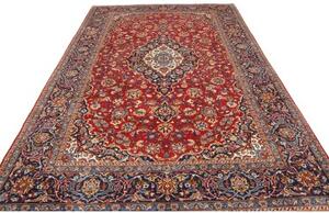 Tappeto Ardakan Medaglione Floreale Rosso Blu 230x354 Cm